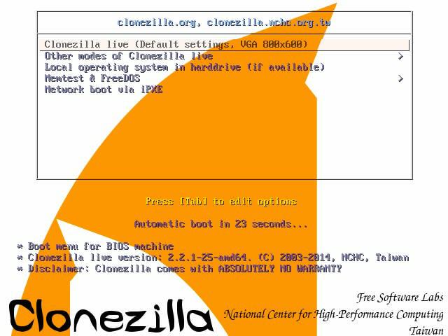 Clonezilla No.1