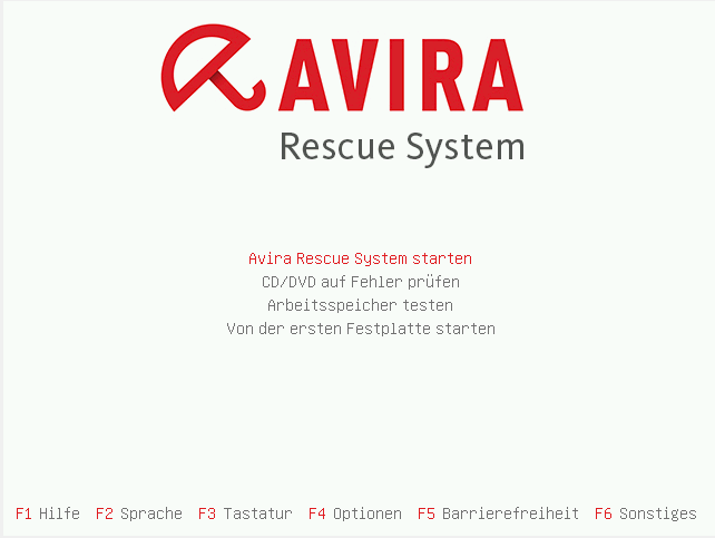 Avira Rescue No.1