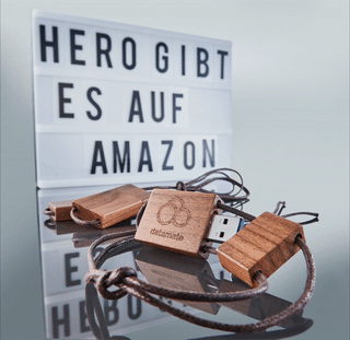Hero gibt's auf Amazon