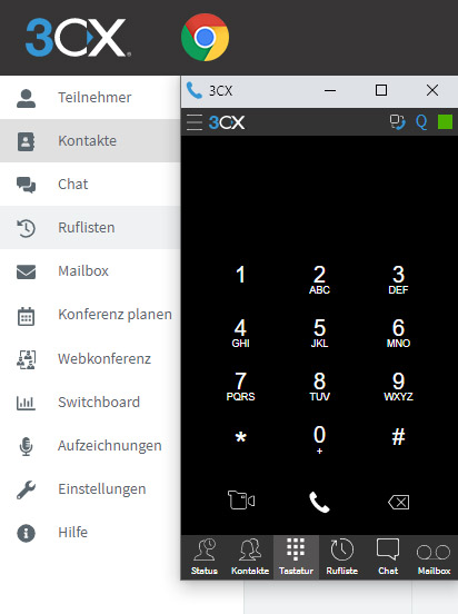 3CX Chrome Extension